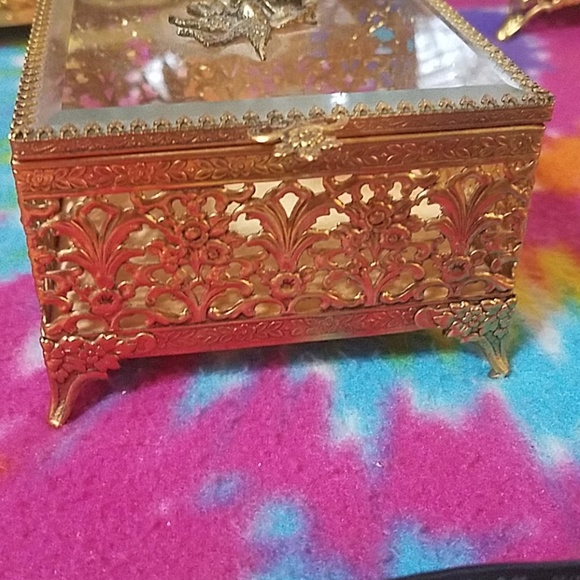 24 karat gold jewelry box - Picture 2 of 8